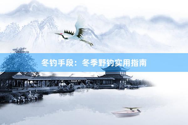 冬钓手段：冬季野钓实用指南